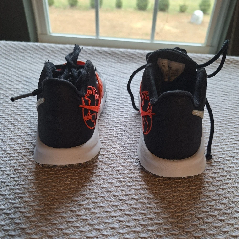 Nike Kids' Sneakers in Orange, Black, and Gray